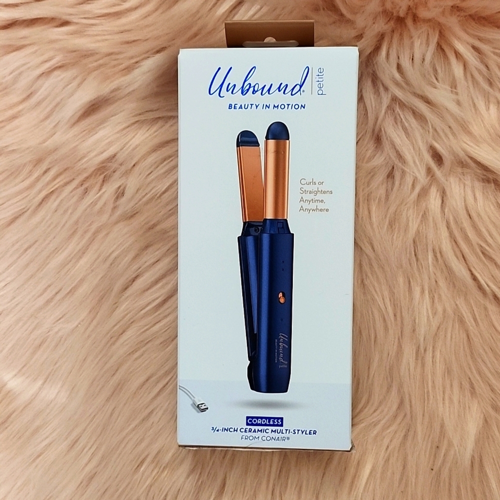 Brand New CONAIR UNBOUND Petite Cordless MULTI-STYLER